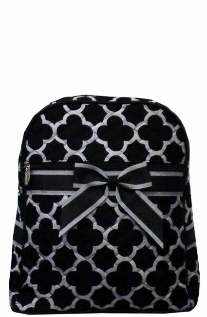 Quilted Backpack-QG-401/BK